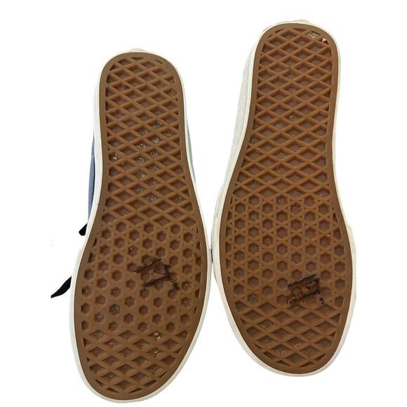 Womans Van Off The Wall Hi-Tops In Colorful Suede Lace Up Shoes 7. - Picture 2 of 8